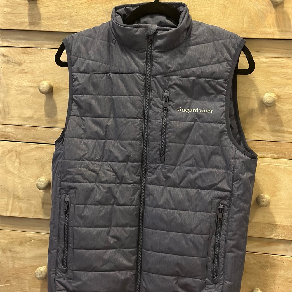 Vineyard Vines Mens Pale Navy Vest Small